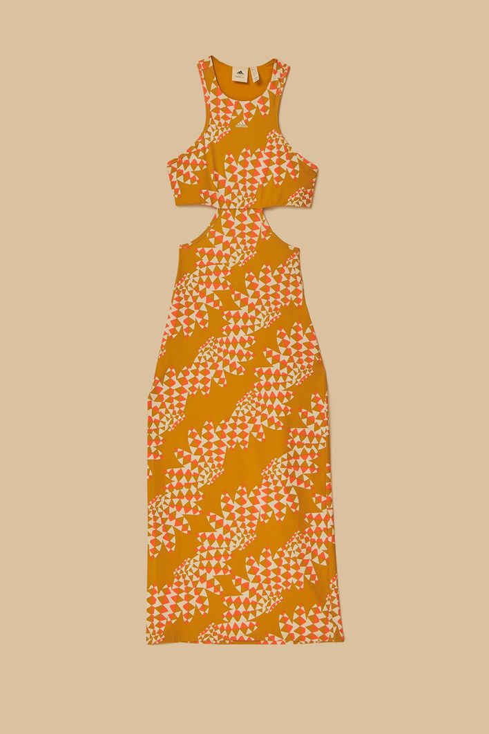 vestido psychedelic wave verde